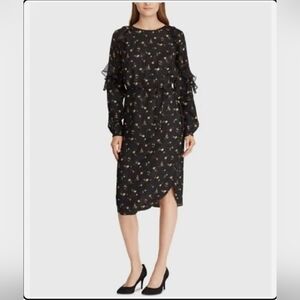 Lauren Ralph Lauren Floral Print Sheath Dress Size 14